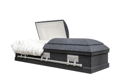 Cloth-covered Casket: 450 Oxford Tweed - ECL Fiberglass