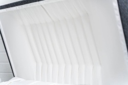 Cloth-covered Casket: 450 Oxford Tweed - Interior detail - ECL Fiberglass