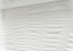 Cloth-covered Casket: 70 Navy - Interior detail - ECL Fiberglass