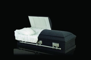 450 Oxford Tweed Cloth Casket - available from ECL Fiberglass