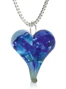 Blown Glass Heart Pendant 0603CV Joyal & Allard - available from ECL Fiberglass