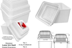 Luxor Polyguard Urn Vault