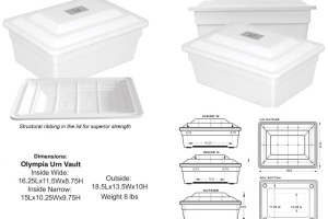 Olympia Horizontal Polyguard Urn Vault