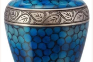 Metal-Urn-2013-Blue-and-Silver-ECL-Fiberglass