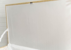 Wood Casket 12PC Birch Veneer with Natural Matte Finish and Taffeta Interior - Interior detail - ECL Fiberglass