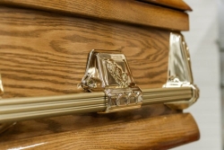 Wood Casket 31 Calvary - Exterior detail - ECL Fiberglass