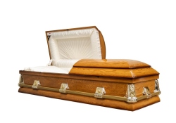Wood Casket 34 Madawaska Ash - ECL Fiberglass