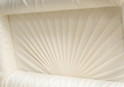Wood Casket 34 Madawaska Ash - Interior detail - ECL Fiberglass