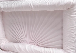 Wood Casket 501 Rose Ashton - Interior detail - ECL Fiberglass