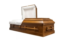 Wood Casket Ash Oversized - ECL Fiberglass