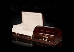 228 DW Carter Poplar Wood Casket - available from ECL Fiberglass
