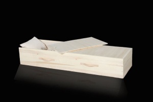 102 Eden Poplar Wood Enviro-Casket - available from ECL Fiberglass