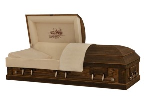 Barnwood  Casket - available from ECL Fiberglass